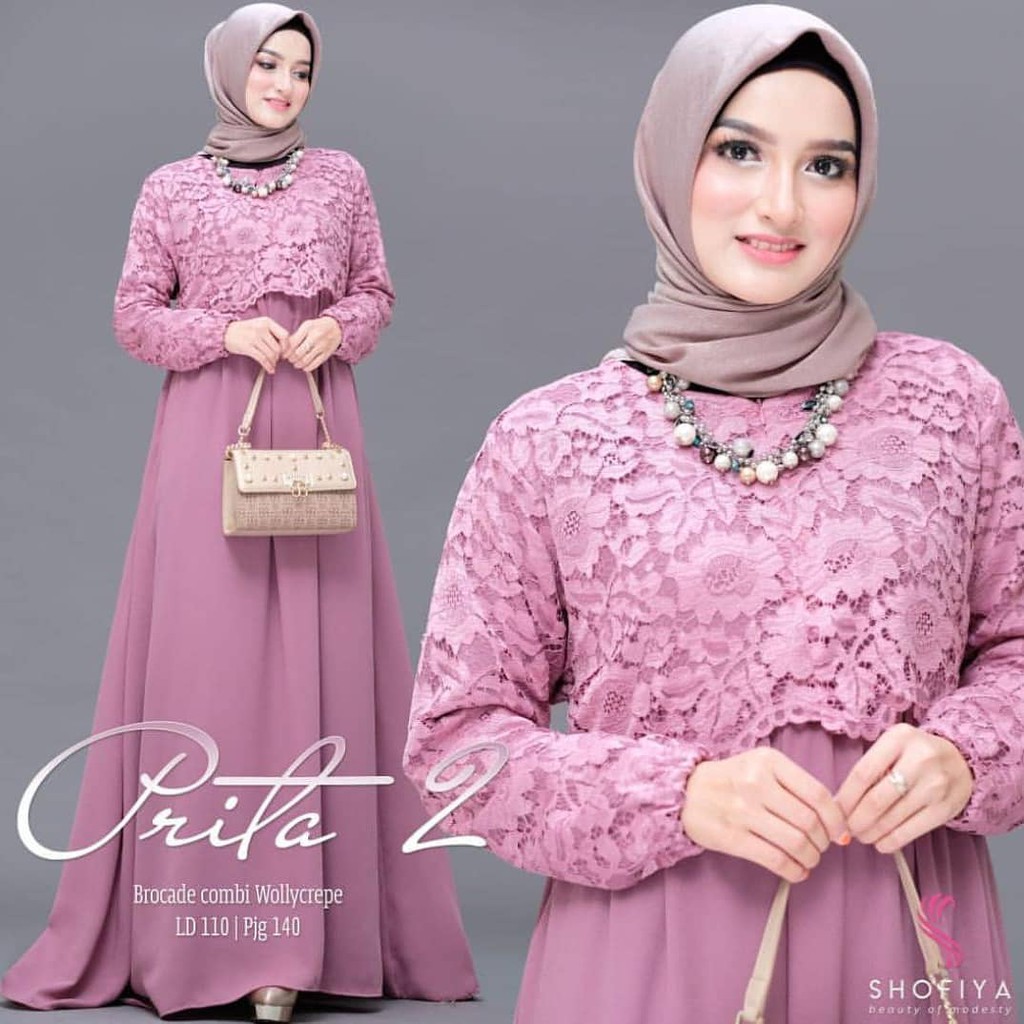 Harga Gamis Kekinian Terbaik Dress Muslim Fashion Muslim Maret