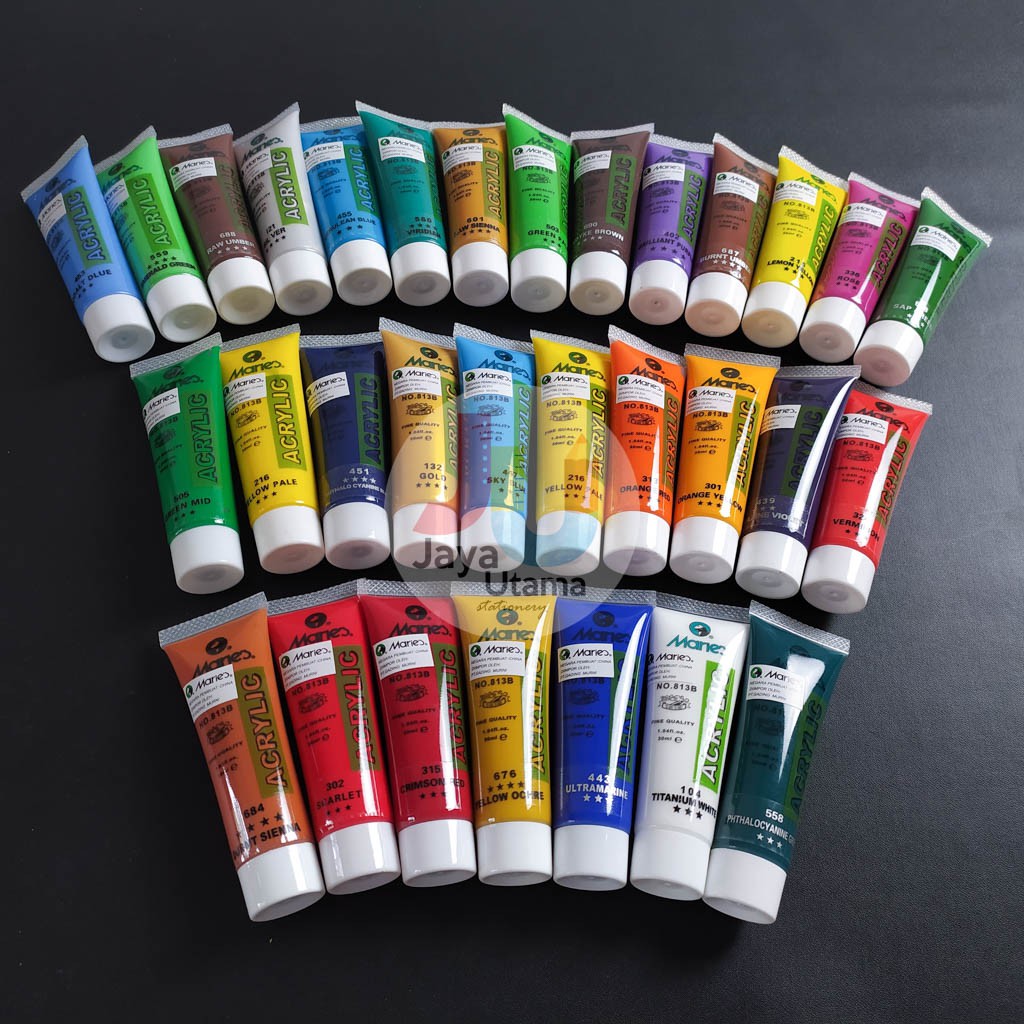 Maries acrylic 30ml cat akrilik part 1