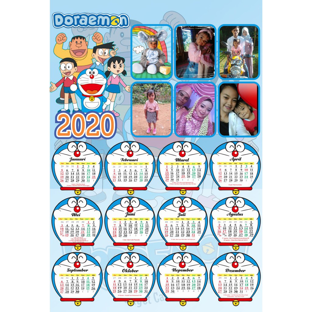 Kalender Foto 2021 Custom Kalender Dinding 2021 Shopee Indonesia