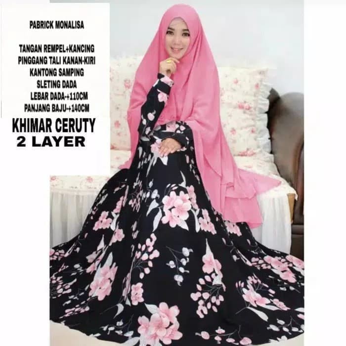 Baju Gamis Terbaru Gamis Gamis Syari Set Hijab Set Gam94 Shopee