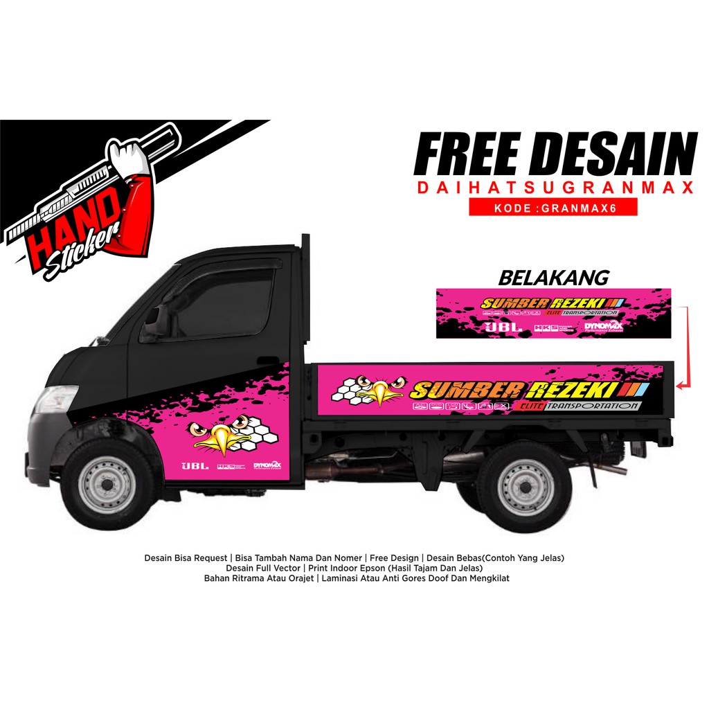 Nach, masalah decal motor ada referensi ke maxgraphica sidoarjo yang specialist tangani decal motor. 25+ Trend Terbaru Stiker Mobil Pick Up Grand Max - Aneka ...