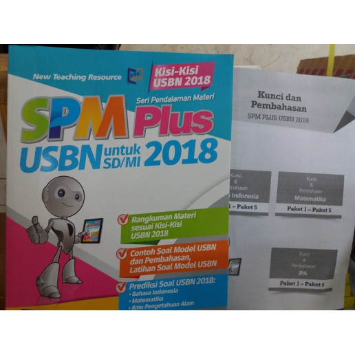 Soal latihan dan kunci jawaban ujian sekolah (us) dan ujian nasional (un). Spm Plus Usbn Sd Mi Kisi Kisi Usbn 2018 Kunci Jawaban Termurah Di Shopee Shopee Indonesia