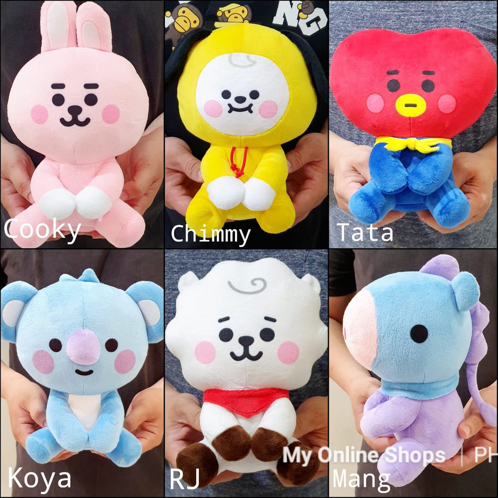 Tangkapan layar v bts saat menjelaskan tentang karakter bt21 buatannya foto: Boneka Baby Sitting BT21 BTS Cute Unofficial Ukuran Kecil