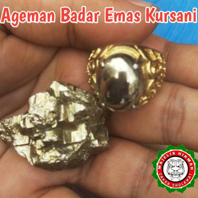 Cincin batu badar besi hitam lekat magnet ikatan silver asli. Batu Mustika Badar Emas Shopee Indonesia