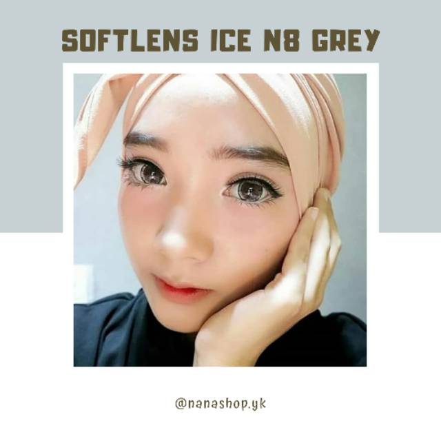Softlens ice no8+ merupakan softlense dengan masa penggunaan 6 bulan. Softlens Ice N8 Grey Shopee Indonesia