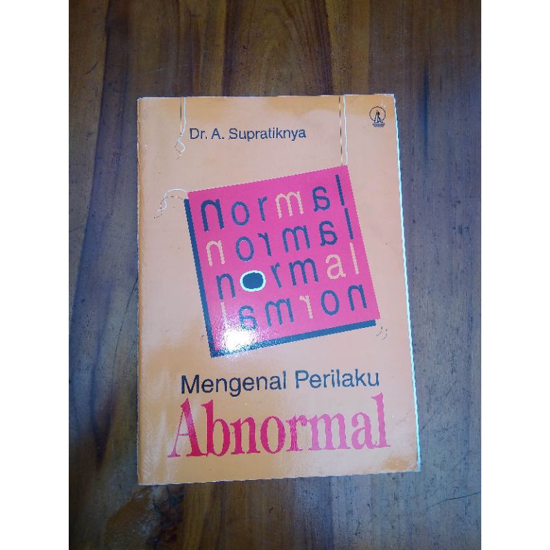 Jual Mengenal Perilaku Abnormal , Dr A Supratiknya Indonesia|Shopee  Indonesia