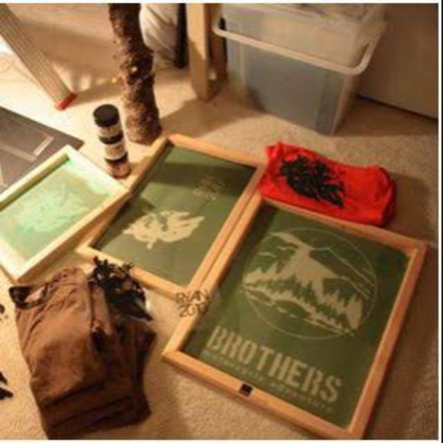 SCREEN SABLON AFDRUK, JASA AFDRUK SCREEN SABLON, SCREEN SIAP SABLON TURUN  HARGA | Shopee Indonesia