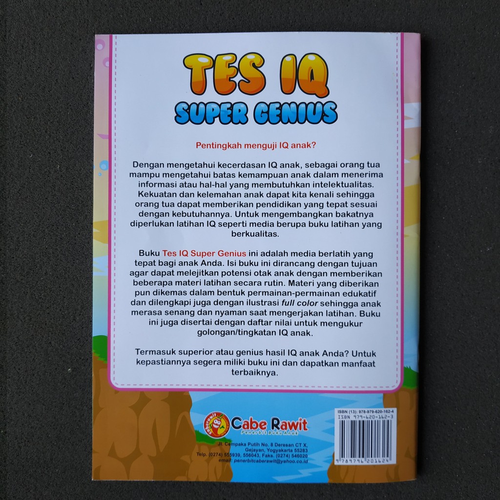 Seperti yang disampaikan, carol bainbridge, penasihat orang tua yang memiliki anak cerdas serta anggota association for the gifted, bahwa iq . Buku Anak Tk Tes Iq Super Genius Untuk Umur 4 6 Tahun Shopee Indonesia