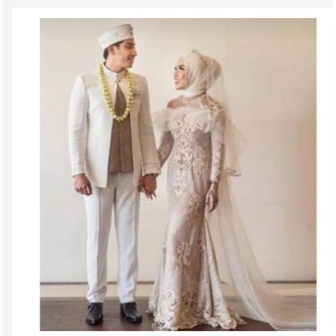 Baju Nikah Cream Putih / Baju Nikah Putih Cream