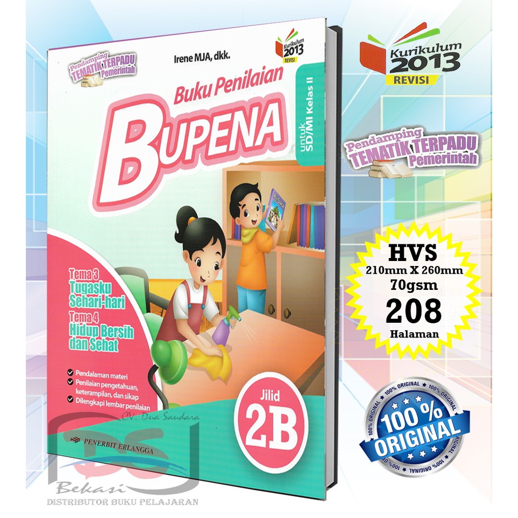Download buku sd kelas 2. Buku Bupena Jilid 2b Kelas 2 Sd Pendamping Tematik Kurikulum 2013 Revisi 2017 Shopee Indonesia