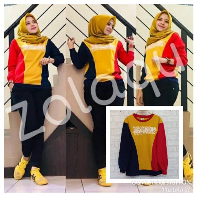 Kaos Zolaqu Terbaru Variasi 3 Warna Shopee Indonesia