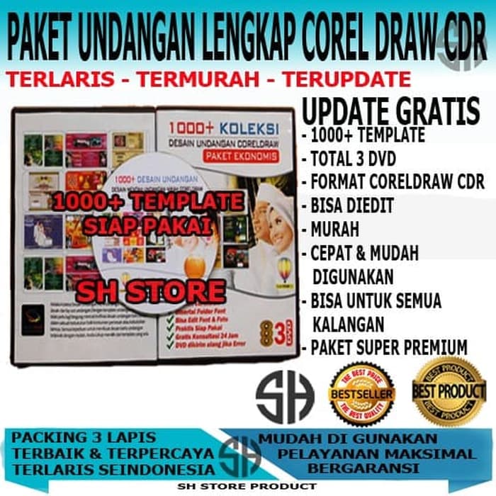 ∙ promo pengguna baru ∙ kurir instan ∙ bebas ongkir ∙ cicilan 0%. Paket Template Desain Undangan Pernikahan Design Siap Edit Format Cdr Shopee Indonesia