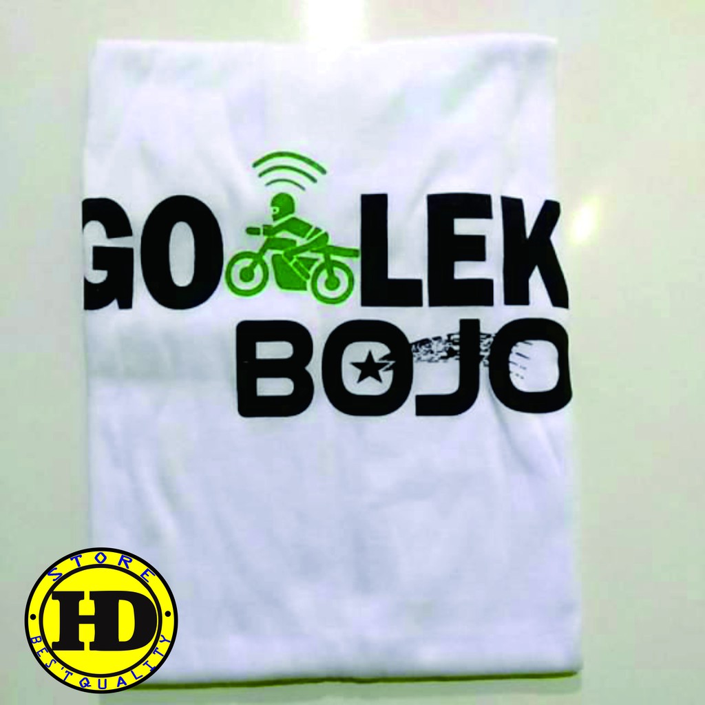 Detail gambar logo gojek keren koleksi nomer 8, klik untuk melihat koleksi gambar lain di kibrispdr.org. Jual Dhayatona Hdstore Kaos Distro Golek Bojo Versi Gojek Premium Logo Keren Happy Shoping Shopee Indonesia
