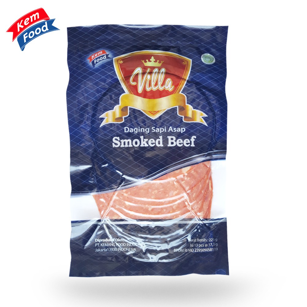 Villa Smoked Beef - Daging Sapi Asap Premium 225gr | Shopee Indonesia