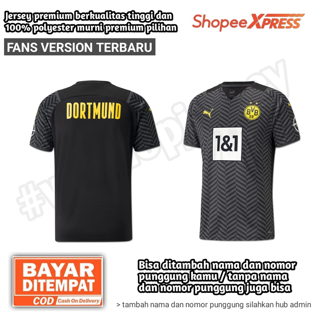 Fake jersey borussia dortmund home 2020/21 di tokopedia ∙ promo pengguna baru ∙ cicilan 0% ∙ kurir instan. Harga Dortmund Away Jersey 2021 Terbaru November 2021 Biggo Indonesia