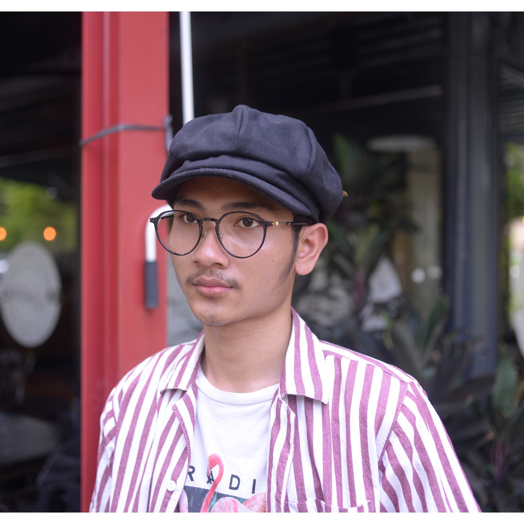Topi Flat Caps Apolo Jamur Pelukis newsboy Import Premium Tebal | Shopee  Indonesia