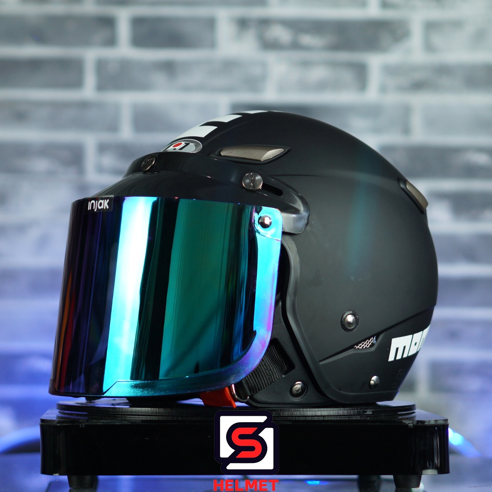 Jual helm retro dewasa momo retro klasik datar datar