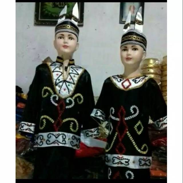 Baju adat kalimantan tengah dewasa / pakaian adat kalteng / baju dayak /  baju kartini/ baju karnaval | Shopee Indonesia