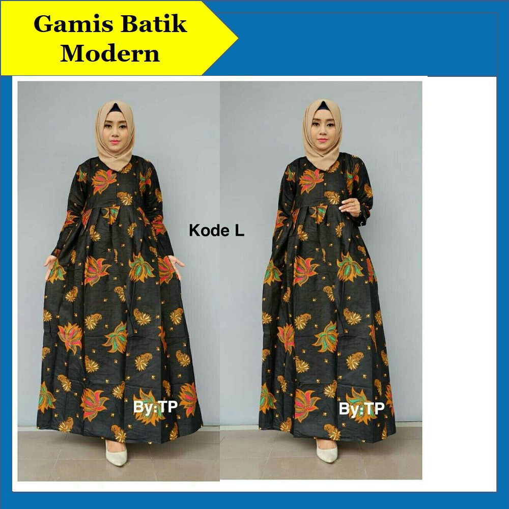 Gamis Batik Busui Jumbo Busana Muslim Terbaru Garansi Termurah Di