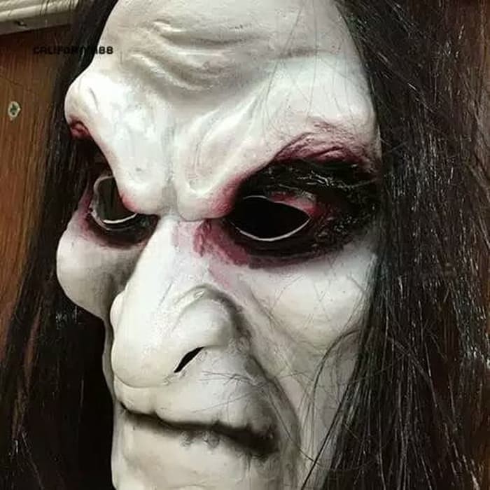 Muka setan seram is on facebook. Topeng Nenek Sihir Mak Lampir Keriput Latex Seram Halloween Mask Hantu Penyihir Witch Karnaval Shopee Indonesia