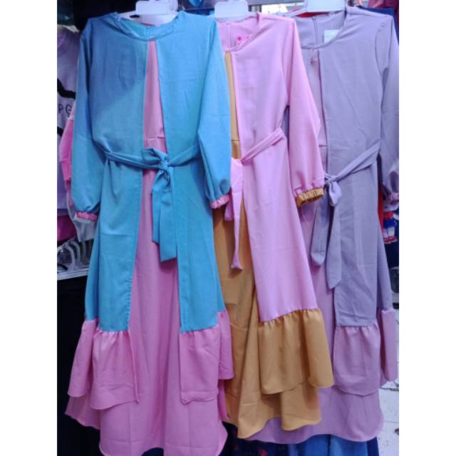 Gamis Anak Nisa Sabyan Umur 7 12 Tahun Shopee Indonesia