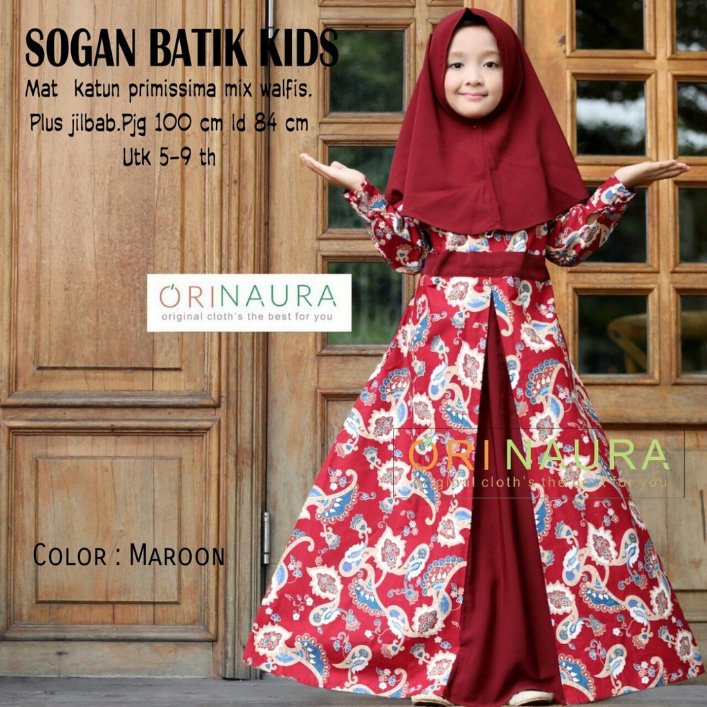 Harga Terbaru November Desember 2014 Baju Batik Muslim Anak