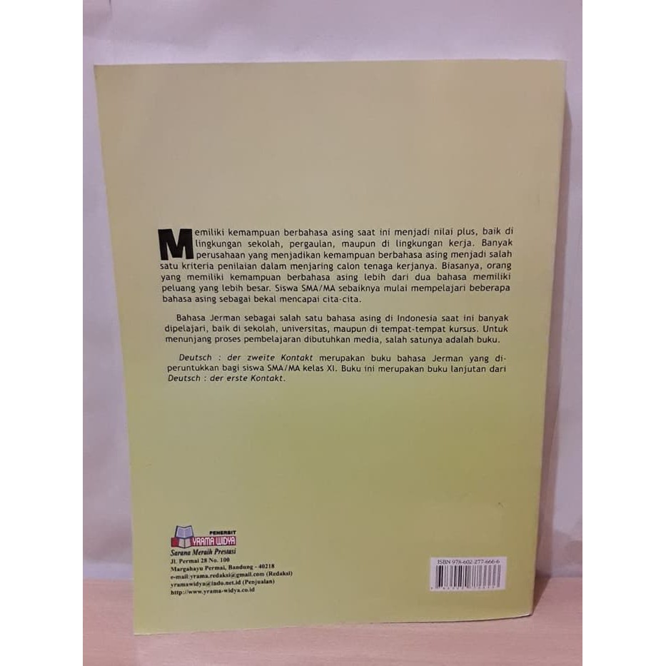 Itulah yang dapat kami bagikan terkait kunci jawaban buku bahasa jerman kelas 11 kurikulum 2013. Buku Sma Bahasa Jerman Untuk Sma Ma Kelas Xi Shopee Indonesia