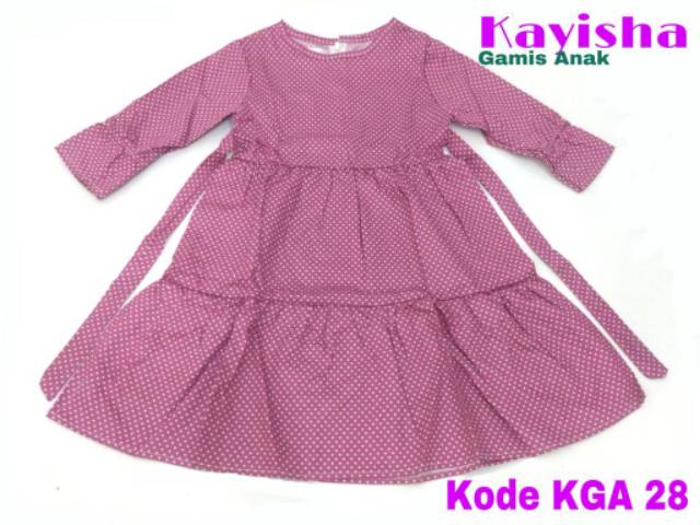 Gamis Anak Ishua Katun Jepang Ori Size 9 10th Shopee Indonesia