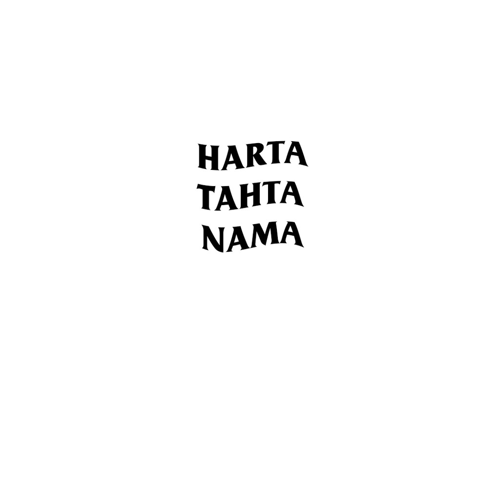 Custom Cutting Sticker Harta Tahta Tulis Nama Di Pesan Pembelian Shopee Indonesia