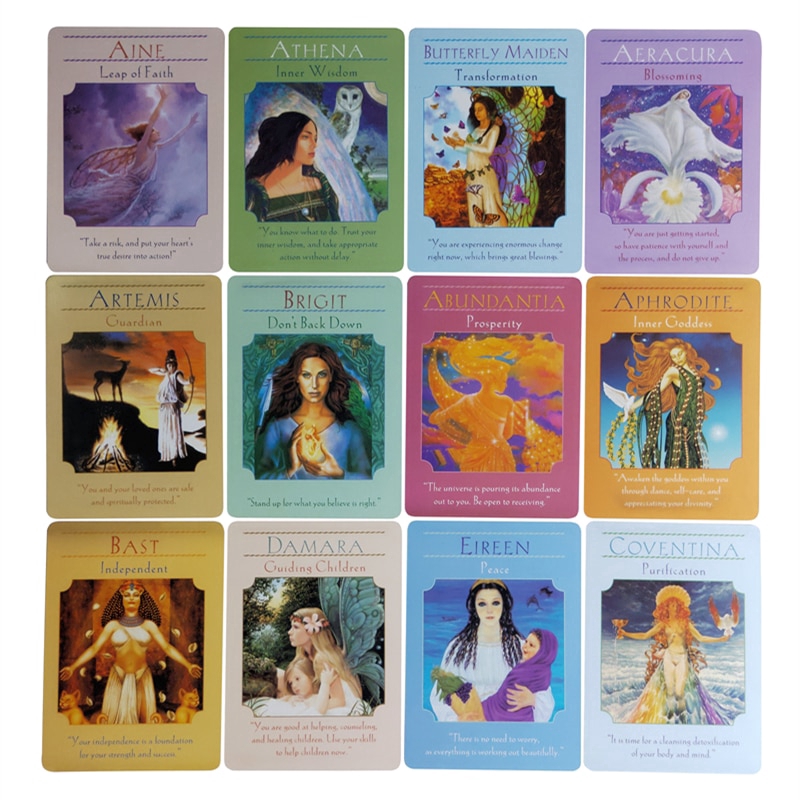 Nocturna oracle deck · 2. Jual Ready Stock 73 102 Mm Goddess Guidance Oracle Cards 44 Piece Predicting Fate Divination Future Indonesia Shopee Indonesia