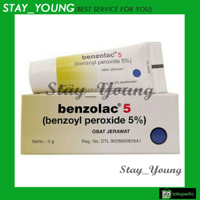 Benzolac 5 (benzoyl peroxide 5%) · benzolac 5 (benzoyl peroxide 5%). Harga Benzoyl Peroxide Obat Jerawat Terbaru September 2021 Biggo Indonesia