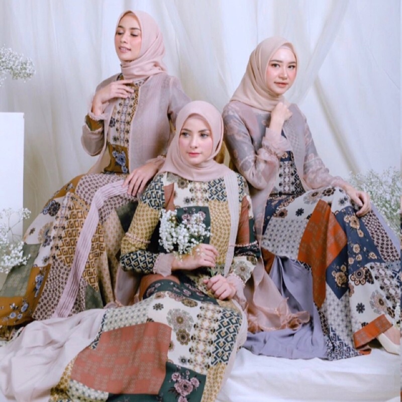 Malam berinai tema apa ni? Jual Jameela Luxury Dress By Javina Original Indonesia Shopee Indonesia