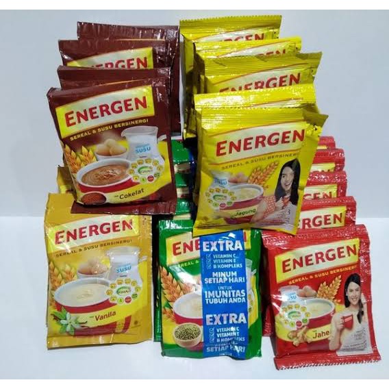 Jual energen cereal instant renceng isi 10 pcs all varian