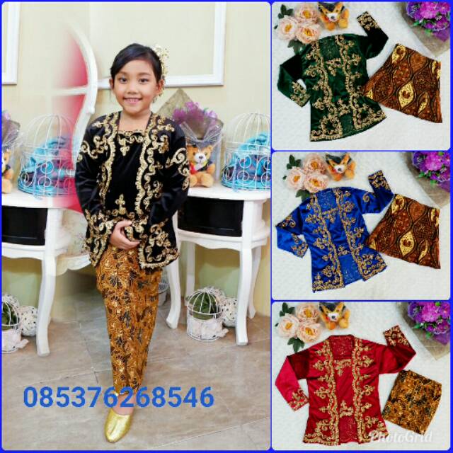 Pakaian ini bisa terbuat dari berbagai jenis bahan, misalnya katun, beludru, sutera, . Jual Baju Adat Jawa Bludru Anak Perempuan Pawai Karnaval Kartinian Indonesia Shopee Indonesia