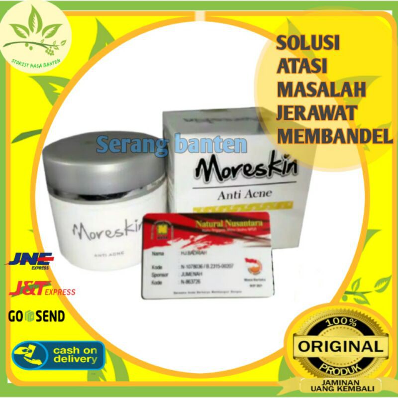 Daftar harga moreskin nasa cream jerawat terbaru april 2022 ; Harga Moreskin Anti Acne Siang Malam Terbaru Januari 2022 Biggo Indonesia