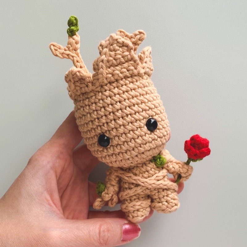 Jual amigurumi groot (boneka rajut)