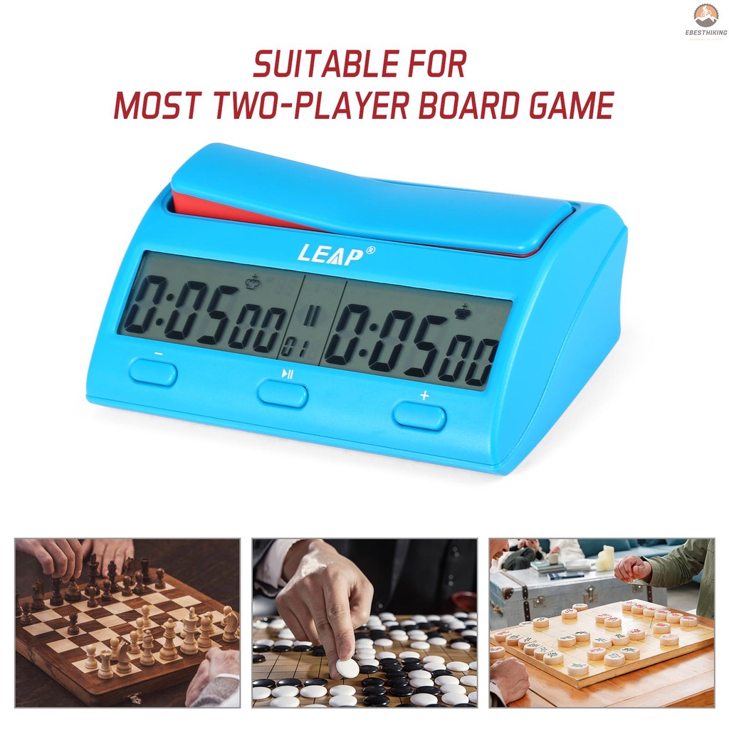 Play an online chess game against a friend of a top chess computer. Jual Ebh Digital Chess Timer Multifunctional Chess Clock Two Player Chess Game Timer Indonesia Shopee Indonesia