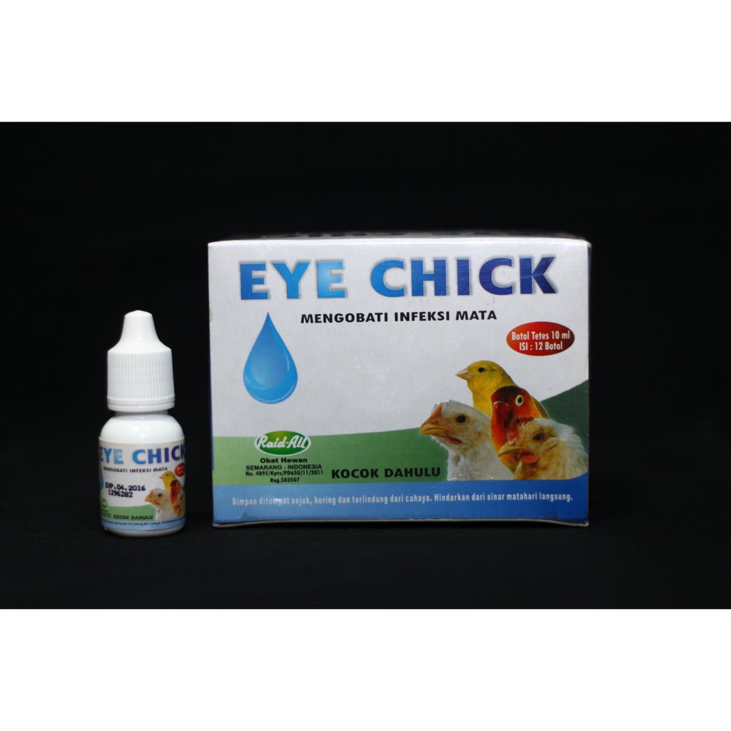 Obat Infeksi Mata Pada Ayam Unggas Eye Chick 10 Ml Shopee Indonesia