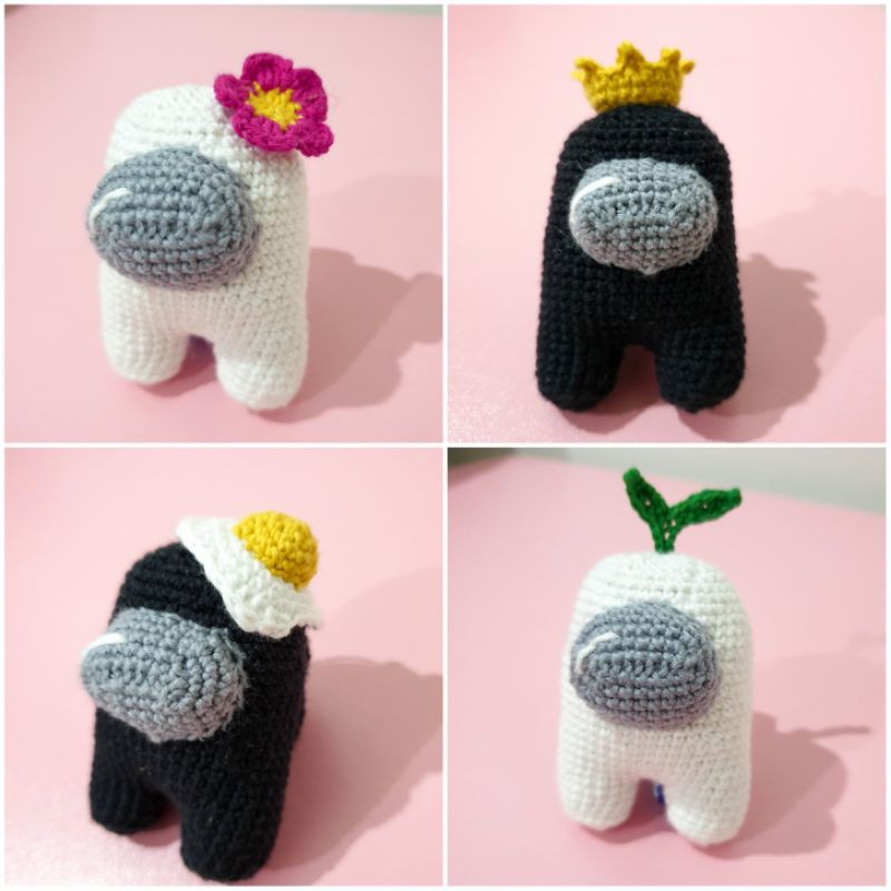 It is easy and simple. Aksesoris Topi Among Us Amigurumi Among Us Shopee Indonesia