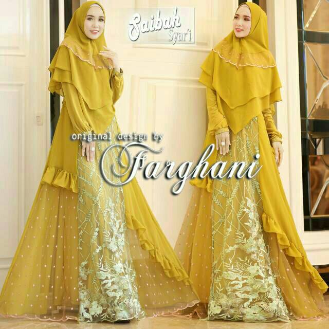 Saibah By Farghani Gamis Mewah Ready Shopee Indonesia
