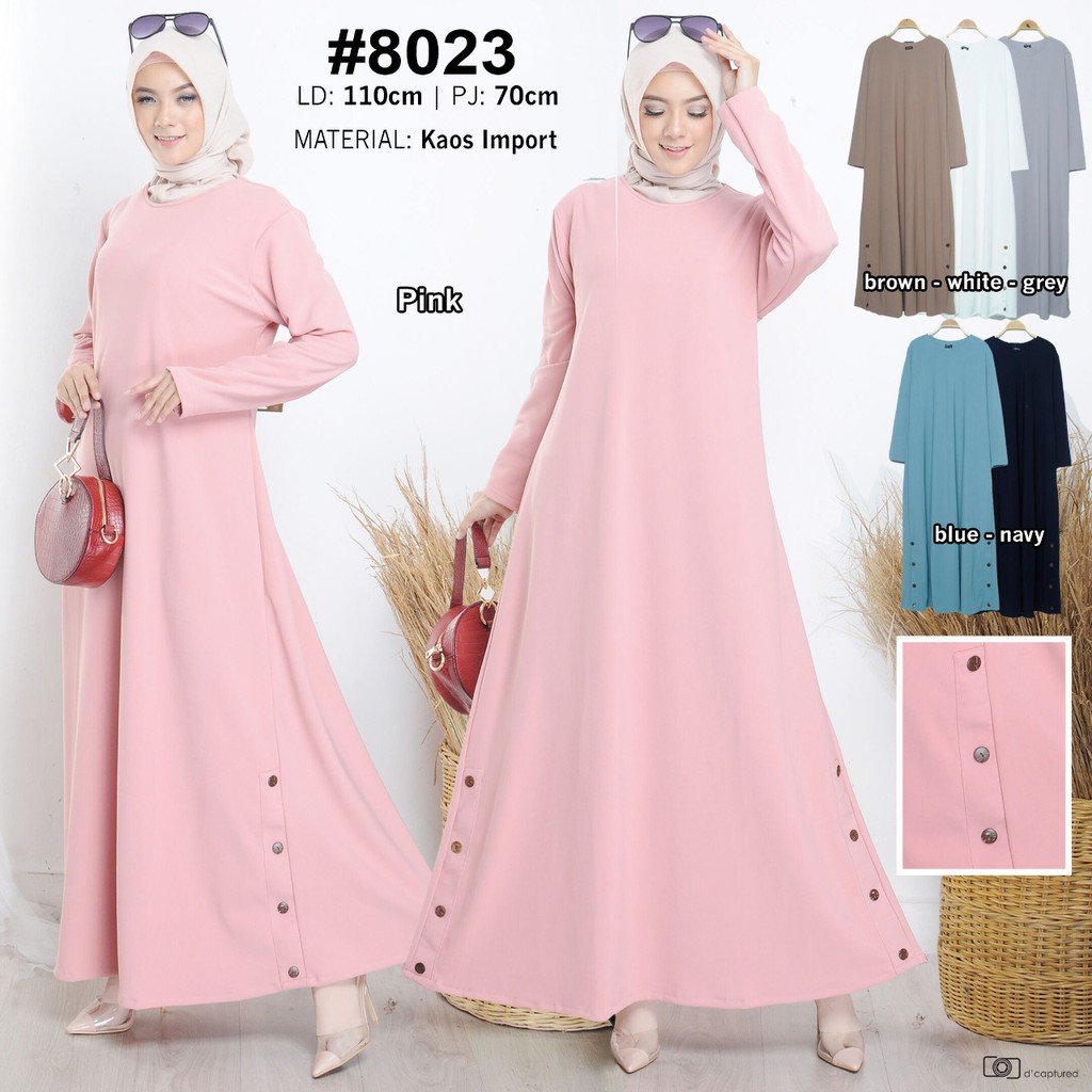 Gamis Muslim Gamis Kaos Import Gamis Casual Terbaru Gamis