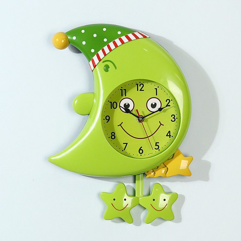 Promo & diskon murah ⚡100% original ✓ 15 hari retur ⌛ pengiriman . Jual Jam Dinding Minimalis Bulan Dan Bintang Bandul Goyang Dekorasi Unik Lucu Free Baterai Indonesia Shopee Indonesia
