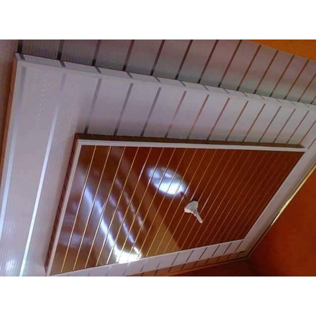 Warna plafon ruang tamu 2020, warna cat plafon terbaru, warna cat. Pvc Plavon Pvc Plafon Pvc Putih Motif Alica Interior Shopee Indonesia
