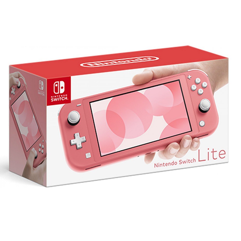 Nintendo Switch Lite Coral Indonesia With a built-in Control Pad and a sleek unibody design it s great for on-the-go gaming.