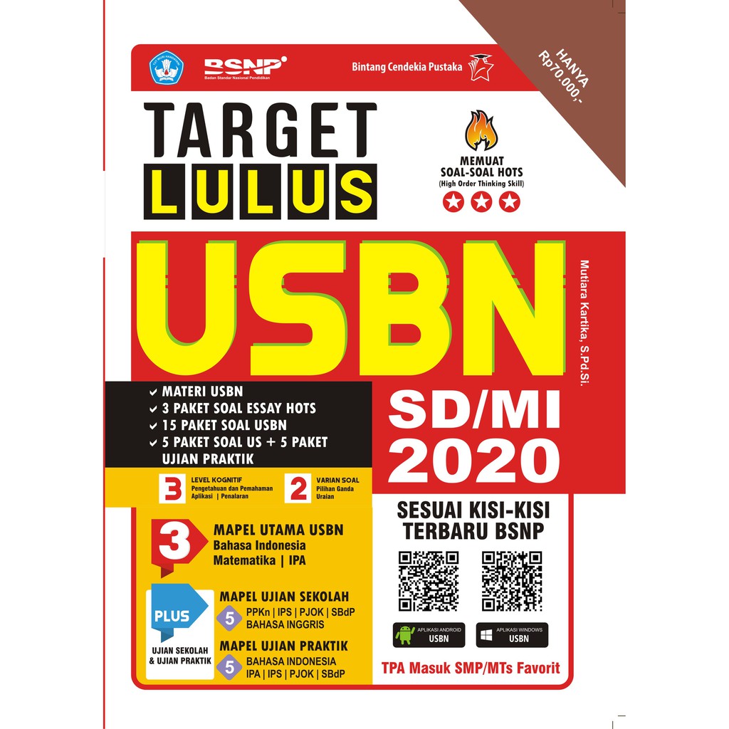 Kegiatan merupakan pengganti us (ujian sekolah) atau uas (ujian akhir sekolah. Target Lulus Usbn Sd Mi 2020 Shopee Indonesia