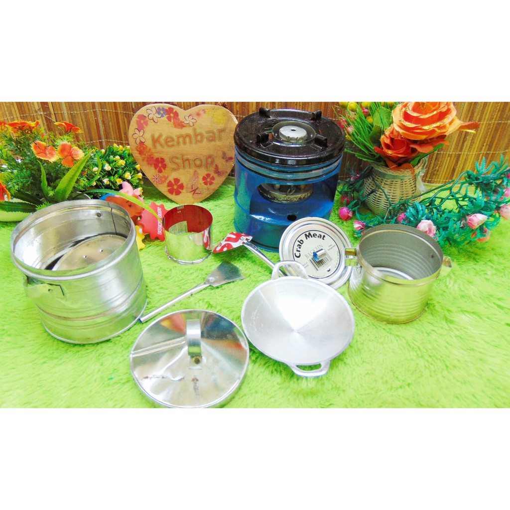 Ab masak masakan antik jadul jaman dulu terbuat dari logam