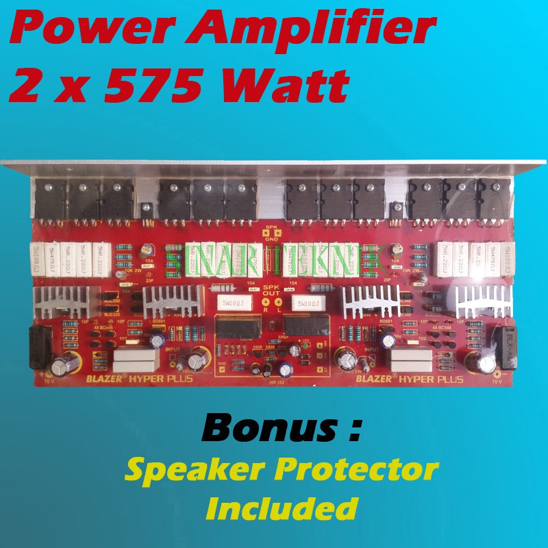 Kit Power Amplifier 1150w Stereo Transistor 1943 5200 Asli