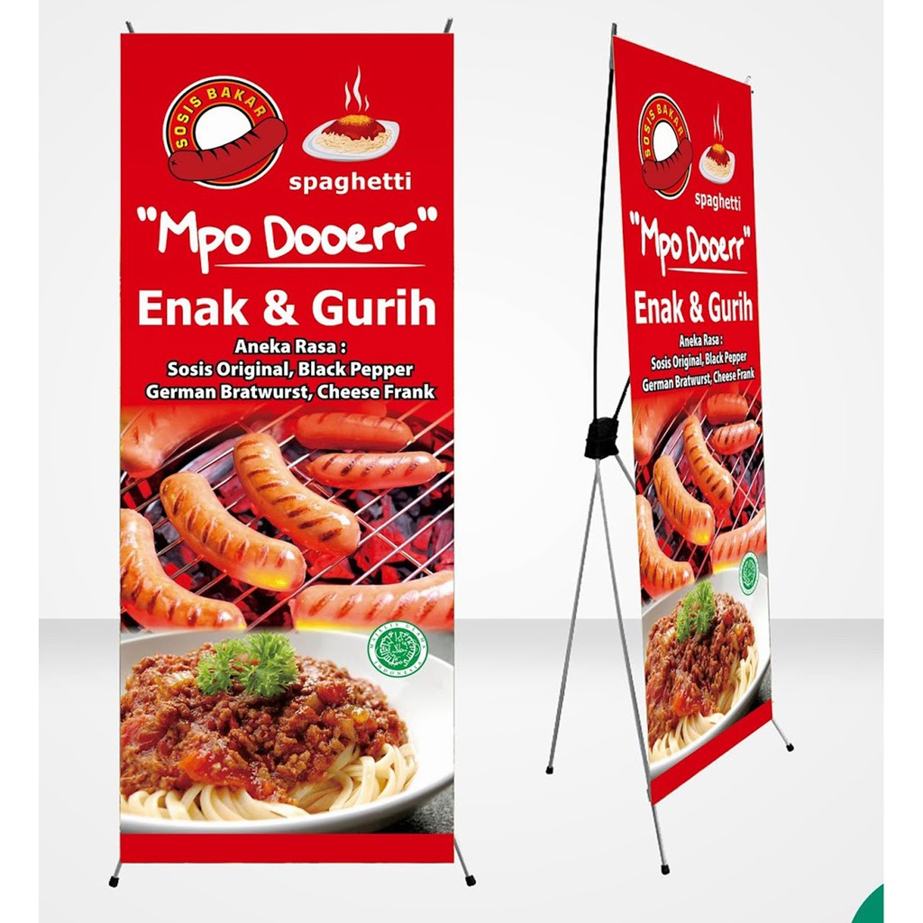 Jajakor adalah waralaba yang paling populer di indonesia yang menyediakan berbagai macam jajanan korea, produk yang kami jual unik dan menarik sehingga dapat menarik pembeli. Cetak X Banner 160x60 Cm Free Design Shopee Indonesia