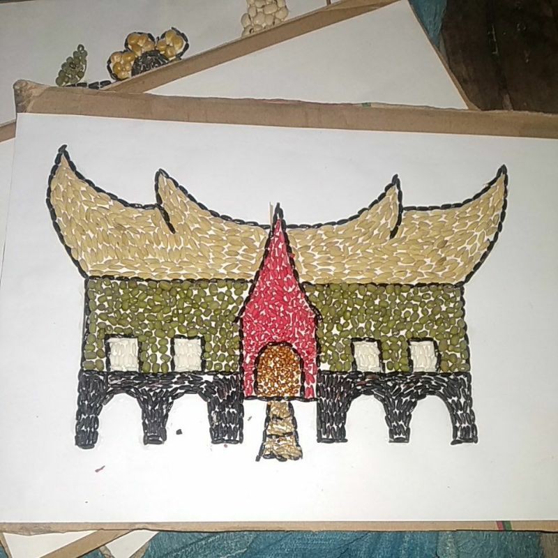 Di balik gandeng tangan para pimpinan g20 berpakaian adat baduy itu, latar di belakangnya mengesankan bumi yang telah retak, panas ekstrem, krisis energi, krisis air. Jual Kolase Rumah Gadang Only 1pcs Indonesia Shopee Indonesia