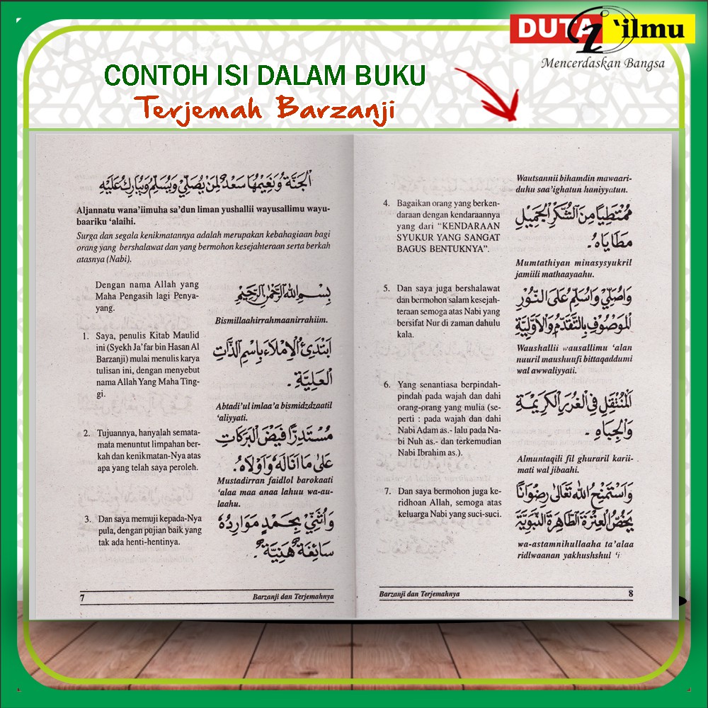 Ia lahir di madinah tahun 1690 dan meninggal tahun . Terjemah Barzanji Dilengkapi Indonesia Dan Transliterasi Shopee Indonesia